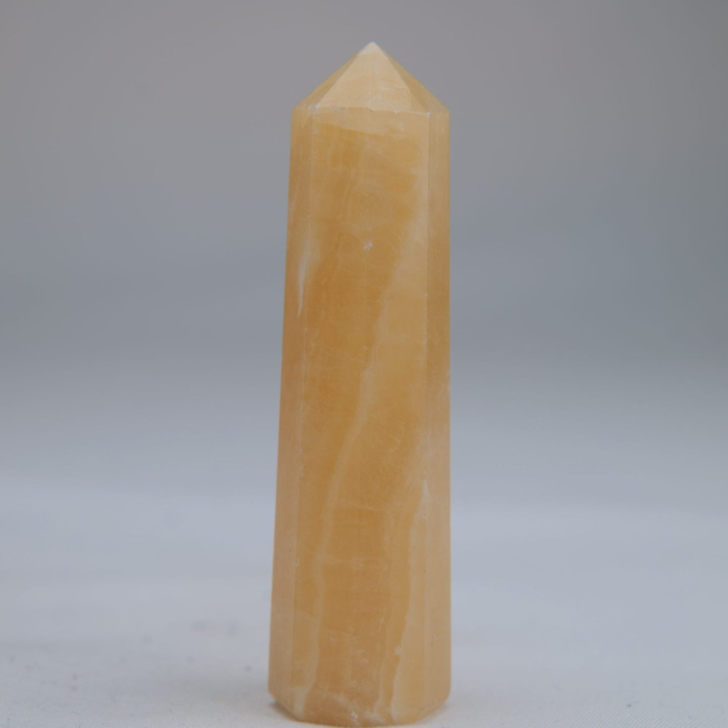 Yellow Banded Calcite Tower 72mm 47g - Luna Panther