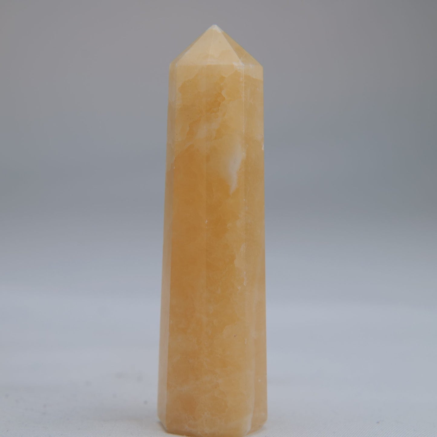 Yellow Banded Calcite Tower 72mm 47g - Luna Panther