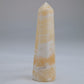 Yellow Banded Calcite Tower 75mm 47g - Luna Panther