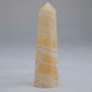 Yellow Banded Calcite Tower 75mm 47g - Luna Panther
