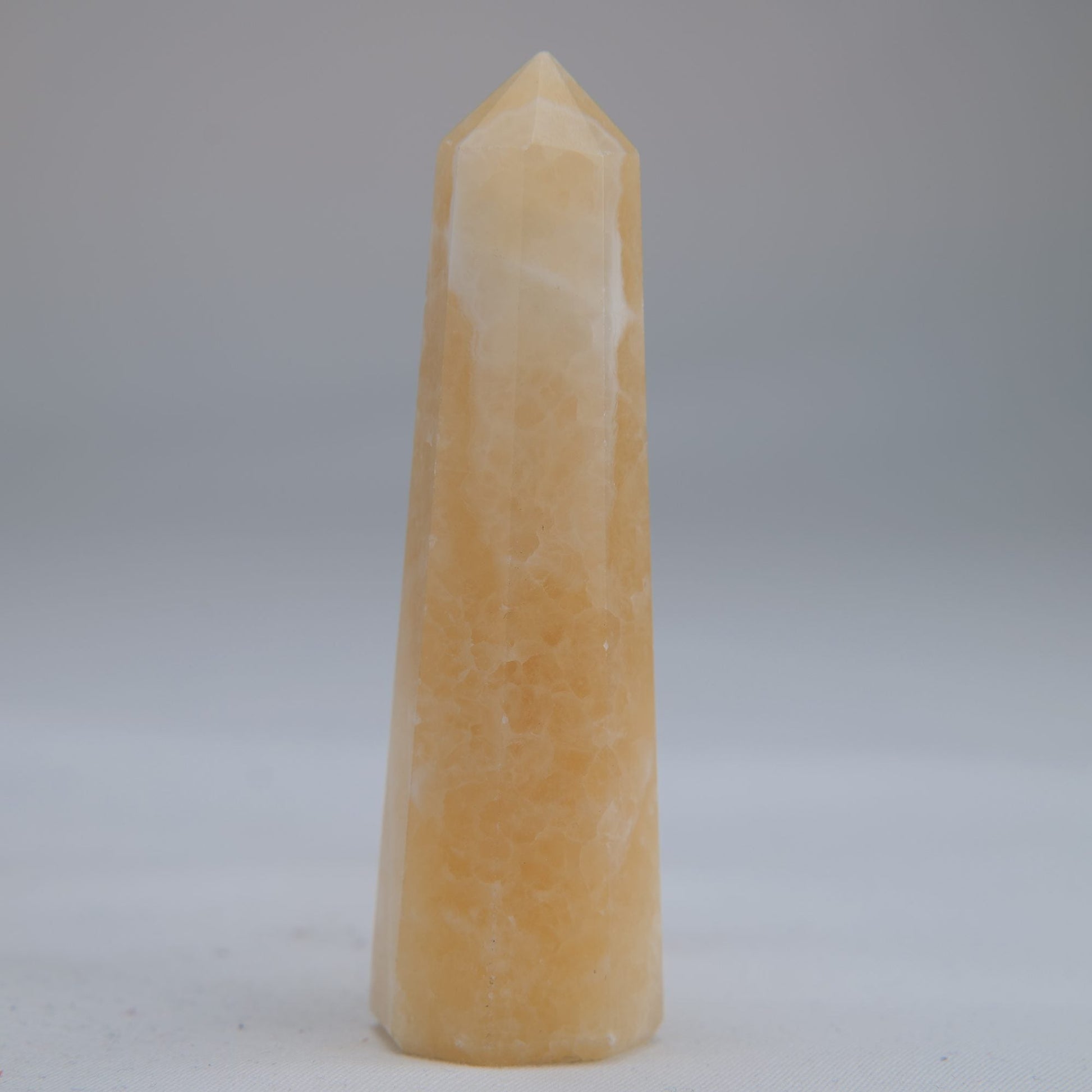 Yellow Banded Calcite Tower 75mm 48g - Luna Panther
