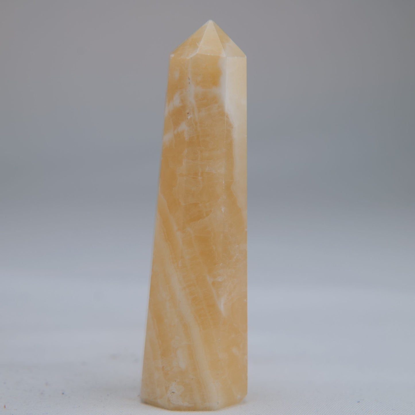 Yellow Banded Calcite Tower 75mm 48g - Luna Panther