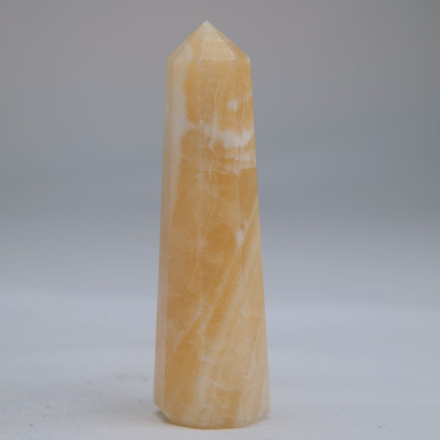 Yellow Banded Calcite Tower 75mm 48g - Luna Panther