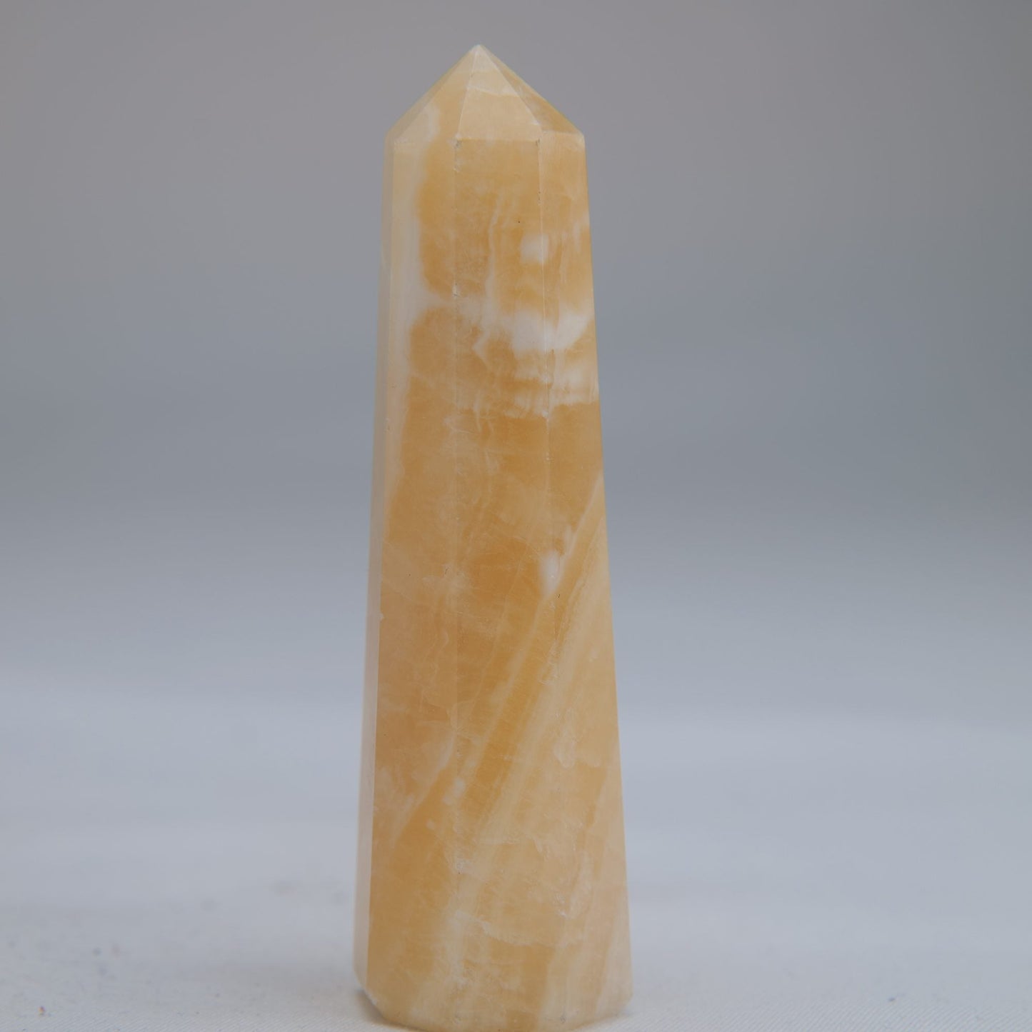 Yellow Banded Calcite Tower 75mm 48g - Luna Panther