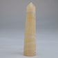 Yellow Banded Calcite Tower 80mm 43g - Luna Panther