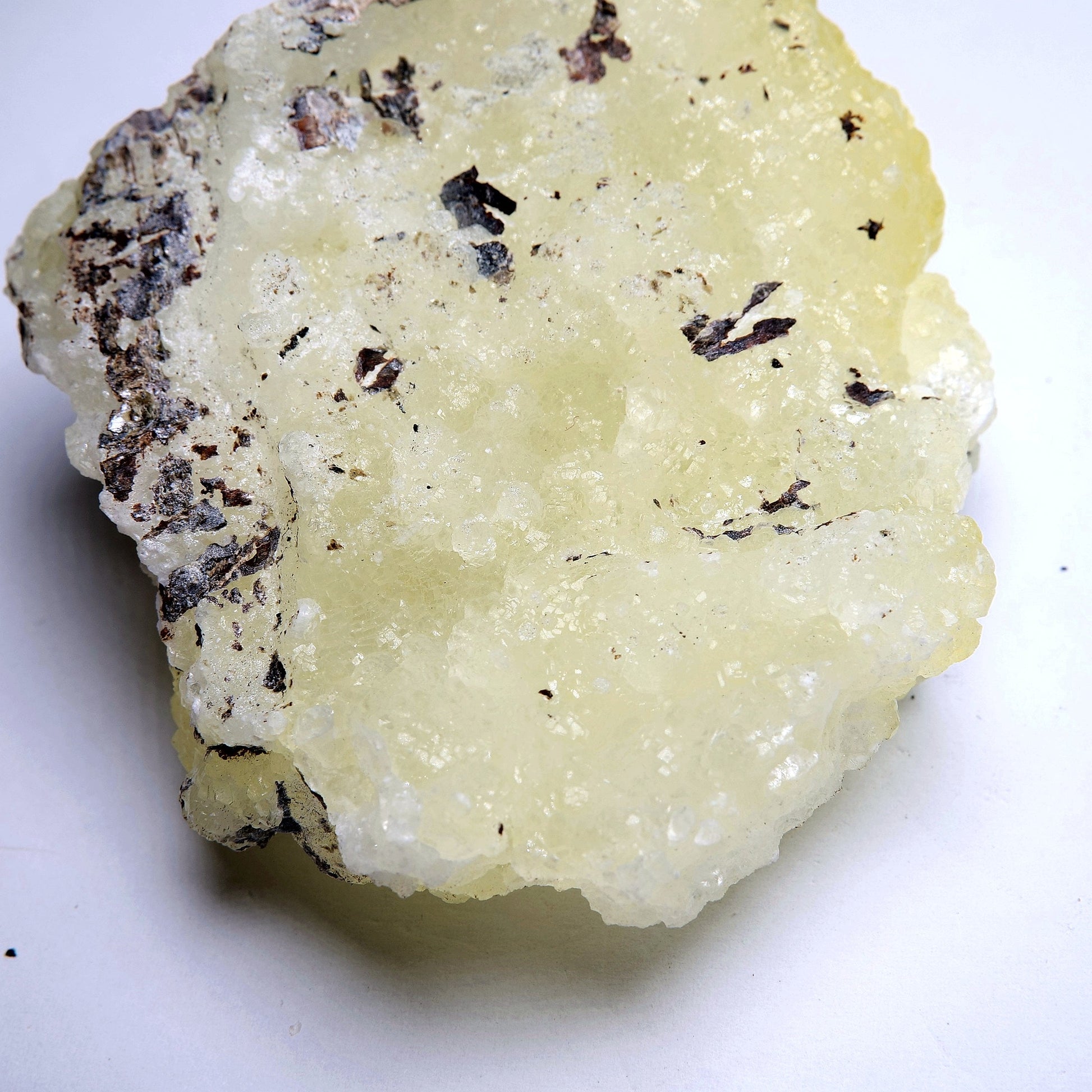 Yellow Brucite on Matrix - 223g - Luna Panther
