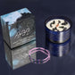 Zodiac Crystal Candle with Gemstone Bracelet - Aquarius - Luna Panther