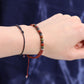 Zodiac Crystal Candle with Gemstone Bracelet - Aries - Luna Panther