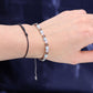 Zodiac Crystal Candle with Gemstone Bracelet - Cancer - Luna Panther