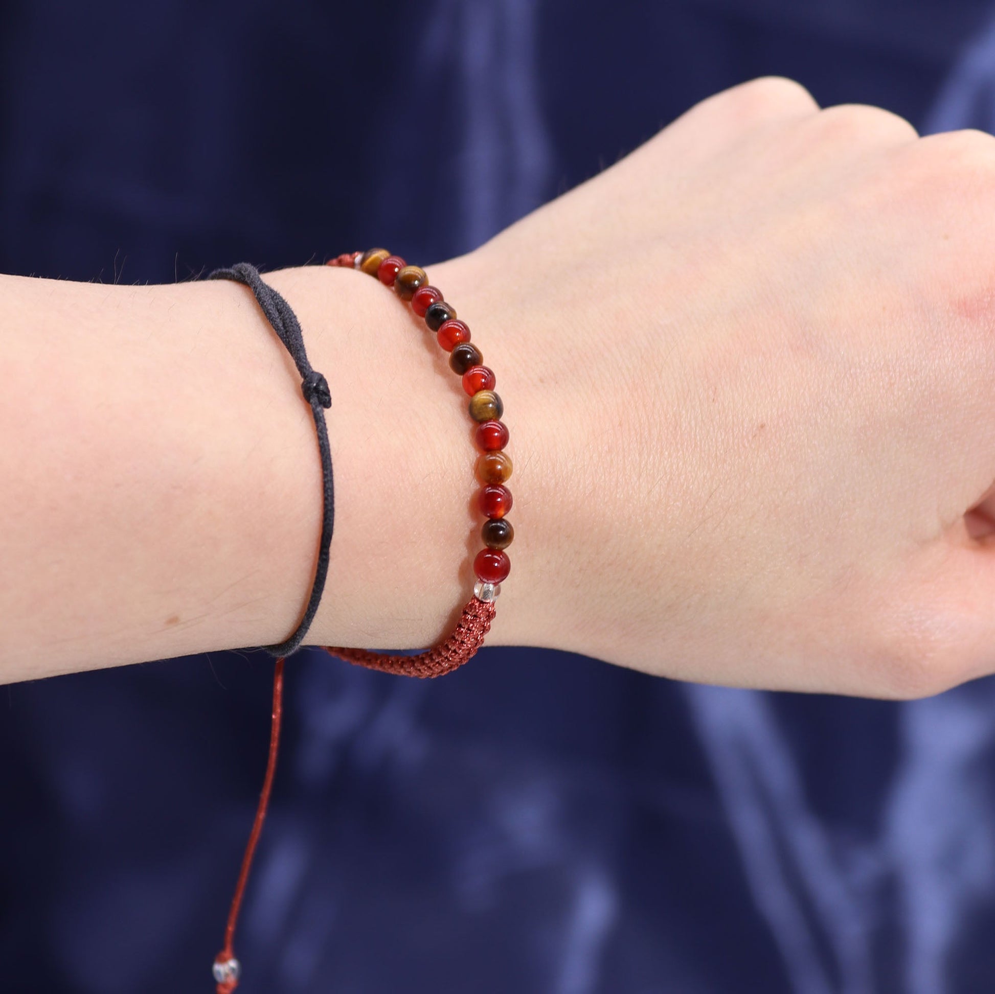 Zodiac Crystal Candle with Gemstone Bracelet - Leo - Luna Panther