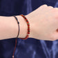 Zodiac Crystal Candle with Gemstone Bracelet - Leo - Luna Panther
