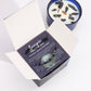 Zodiac Crystal Candle with Gemstone Bracelet - Scorpio - Luna Panther
