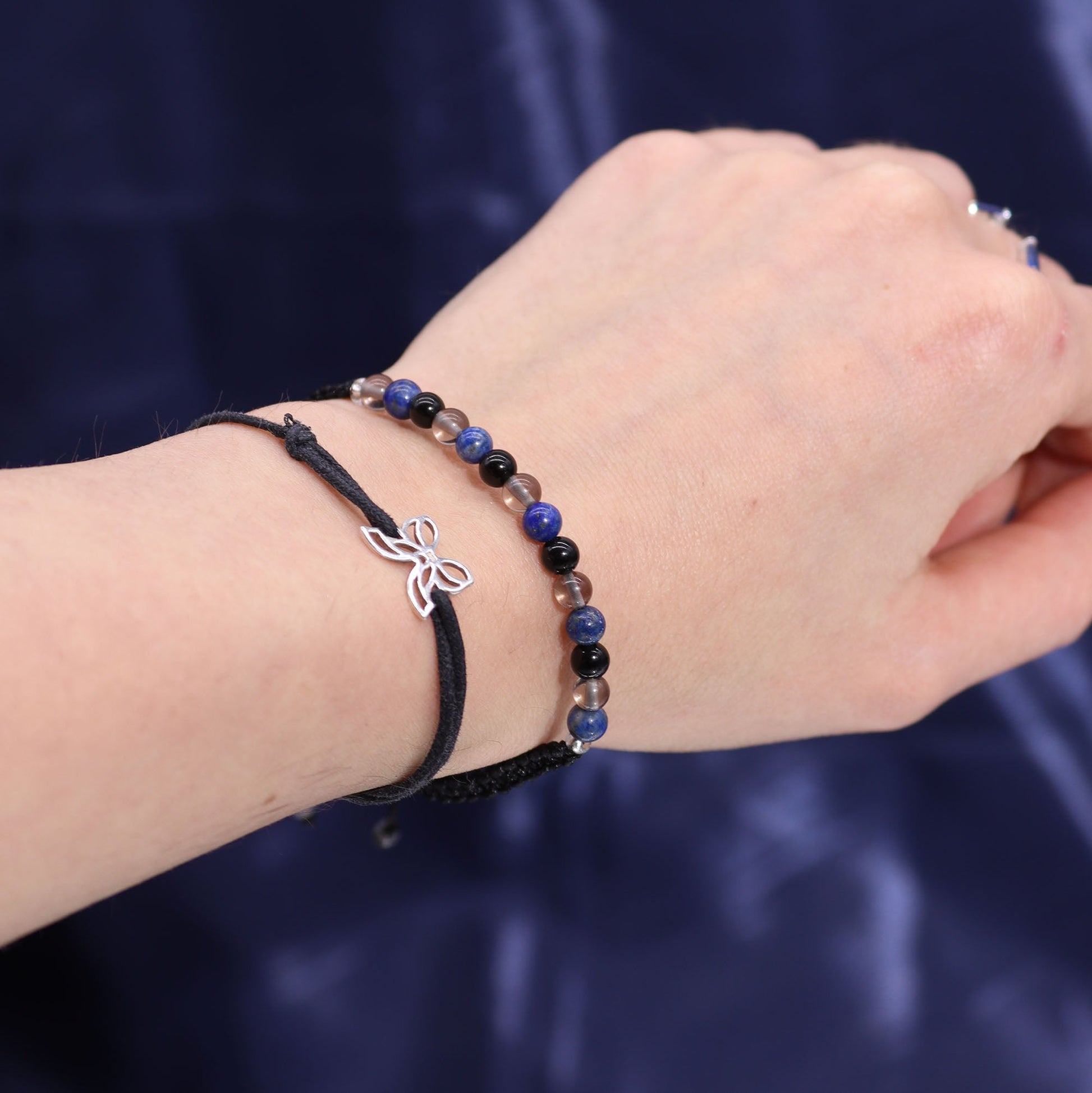 Zodiac Crystal Candle with Gemstone Bracelet - Scorpio - Luna Panther