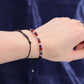 Zodiac Crystal Candle with Gemstone Bracelet - Virgo - Luna Panther